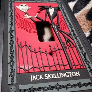 NBC Jack Skellington 3D switch plate cover